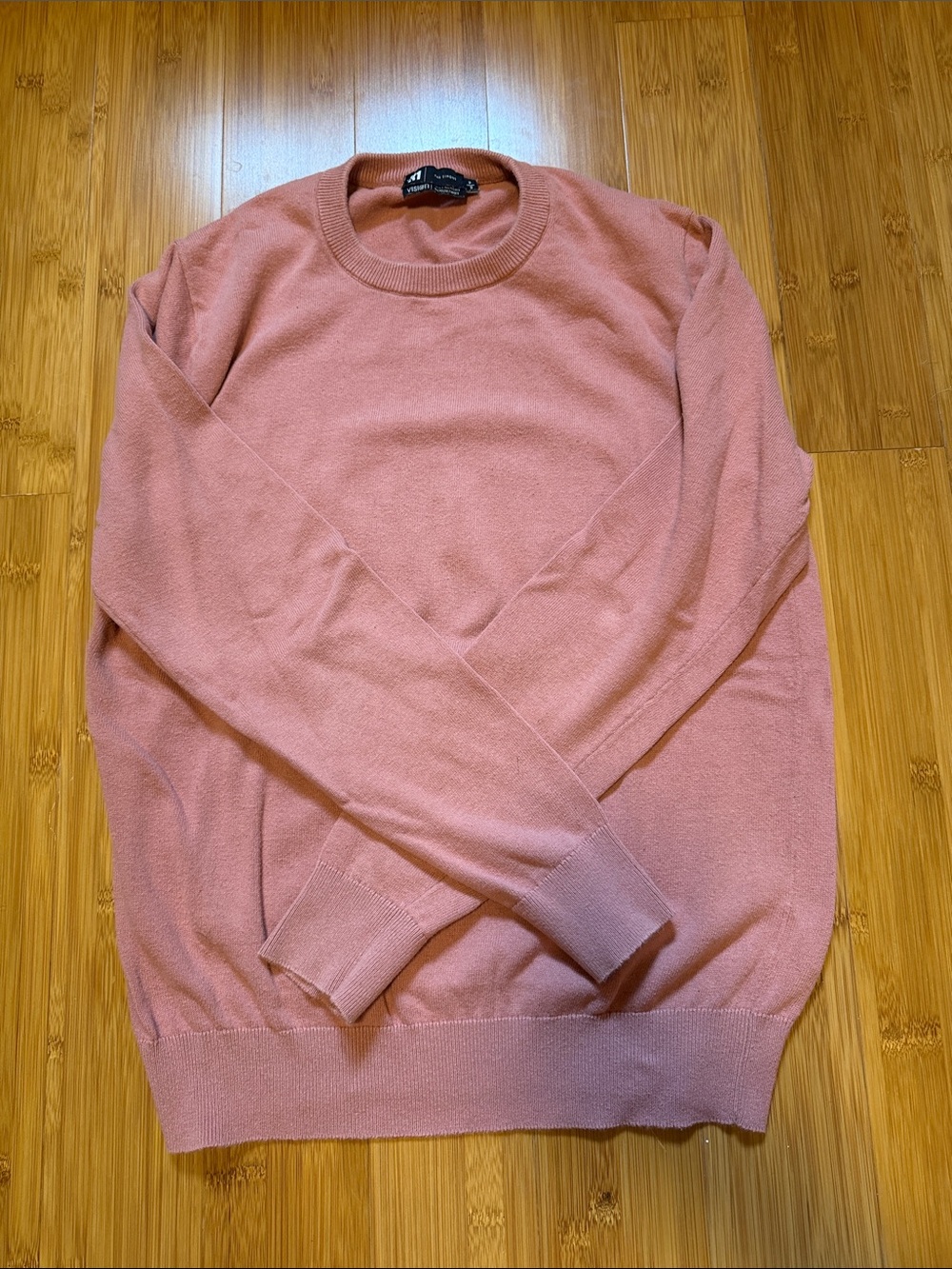 Simons Men's Crewneck Sweater in Dusty Rose